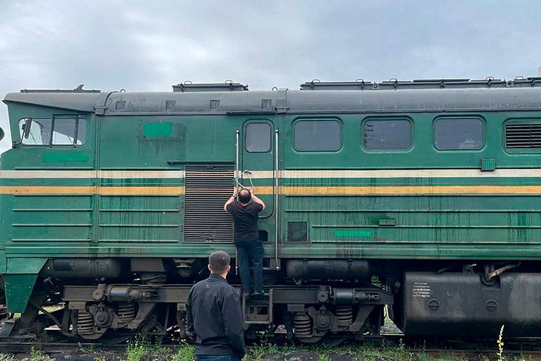 Белорусские локомотивы арестовали в Украине Белорусские локомотивы арестовали в Украине