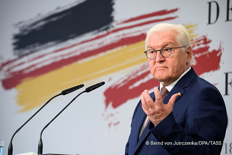 Президент Германии Франк-Вальтер Штайнмайер прибыл в Киев Президент Германии Франк-Вальтер Штайнмайер прибыл в Киев
