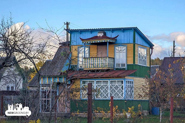 Подборка необычных дач под Гродно – "бородатый" дом и слон в стене