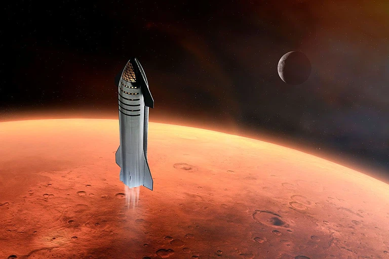 Илон Маск рассказал, когда Starship совершит посадку на Марсе Илон Маск рассказал, когда Starship совершит посадку на Марсе