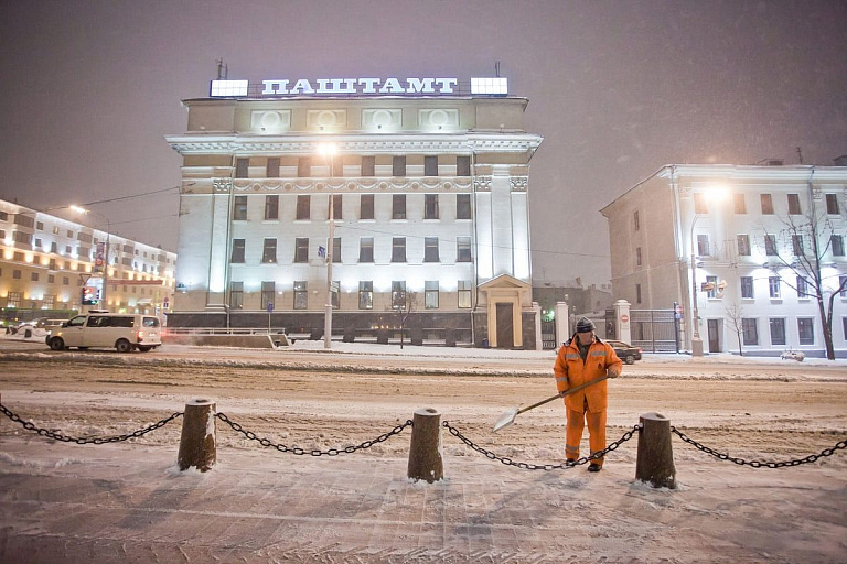 Коммунальщики рассказали, как будут бороться со снегом в Минске Коммунальщики рассказали, как будут бороться со снегом в Минске