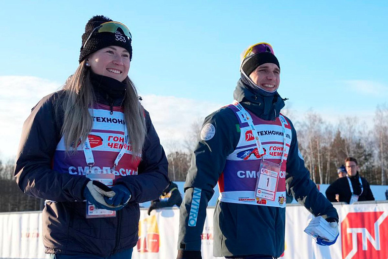 Смольские завоевали медаль в одиночной эстафете на чемпионате России Смольские завоевали медаль в одиночной эстафете на чемпионате России