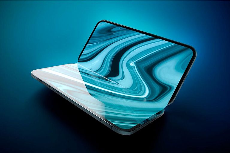Apple встроит камеру прямо под экран iPhone Fold Apple встроит камеру прямо под экран iPhone Fold